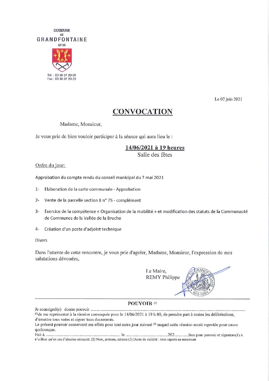 AFFICHAGE
