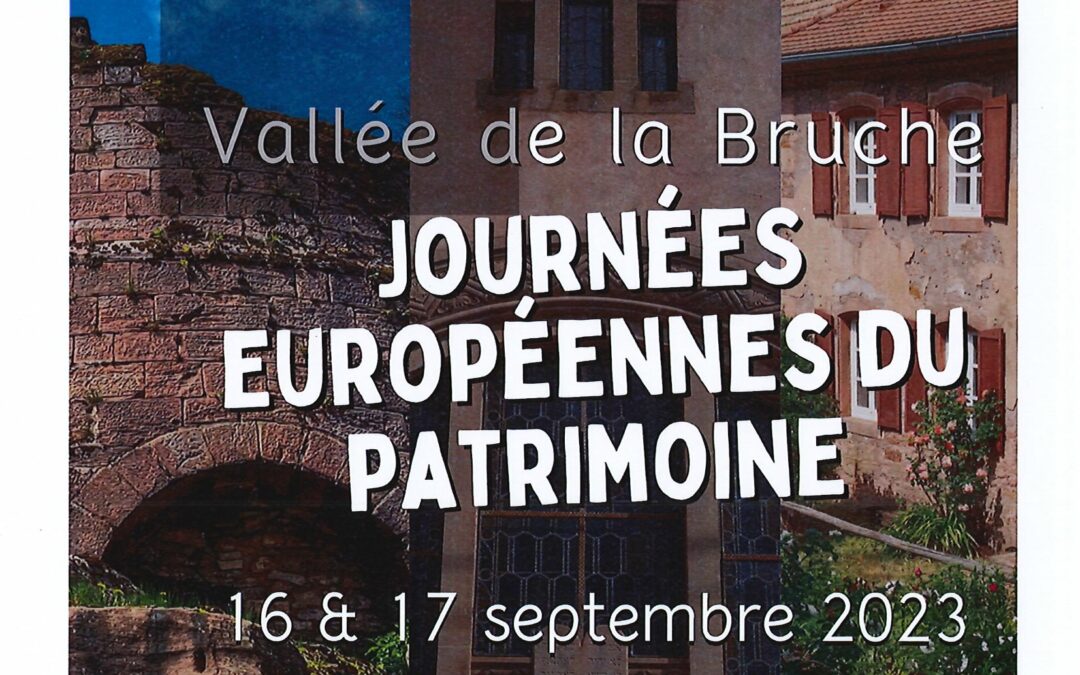 JOURNEES EUROPEENNES DU PATRIMOINE