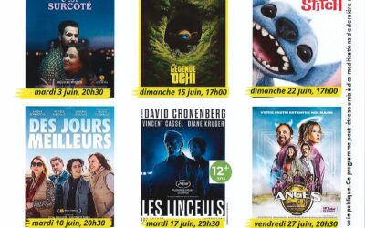 CINEMA LE ROYAL A ROTHAU – PROGRAMME JUIN 2025