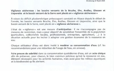 VIGILANCE SÉCHERESSE