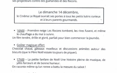LE CINÉMA DU PÈRE NOËL AU ROYAL