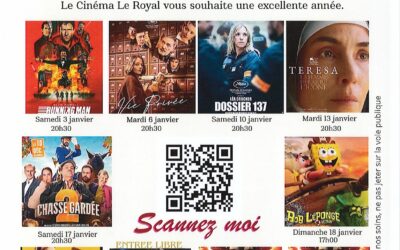 CINÉMA LE ROYAL – PROGRAMMATION DE JANVIER