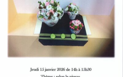 ATELIER D&rsquo;ART FLORAL DE JANVIER