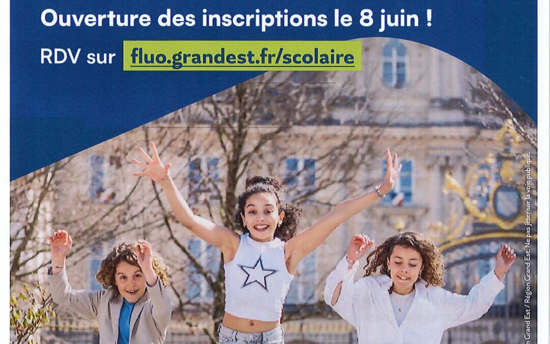 TRANSPORTS SCOLAIRES 2026/2027 – OUVERTURE DES INSCRIPTIONS LE 08/06/2026
