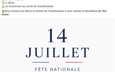 CEREMONIE DU 14 JUILLET