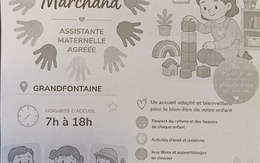 NOUVELLE ASSISTANTE MATERNELLE