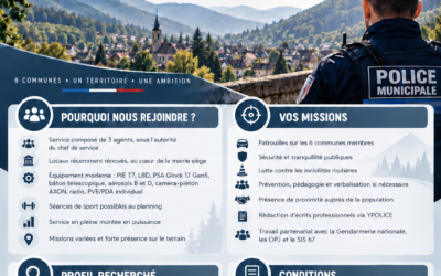 POLICE PLURICOMMUNALE DE LA BROQUE – RECRUTEMENT